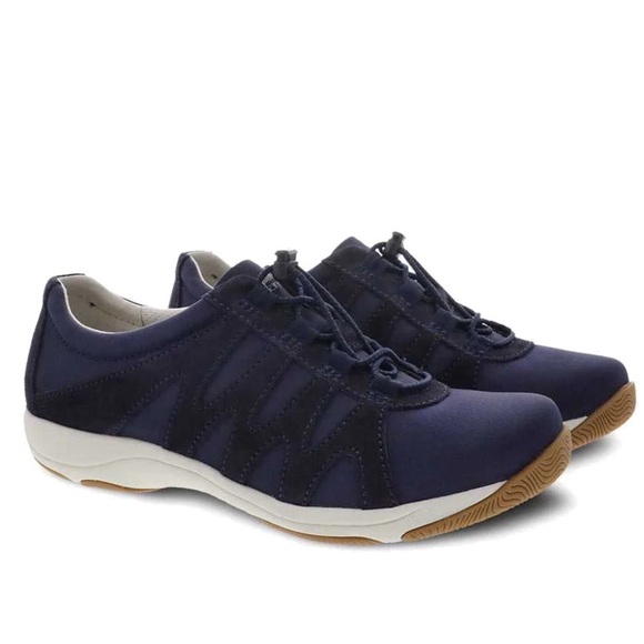 Dansko Harlie Professional comfort Navy Blue Casual Sneakers - Picture 1 of 13